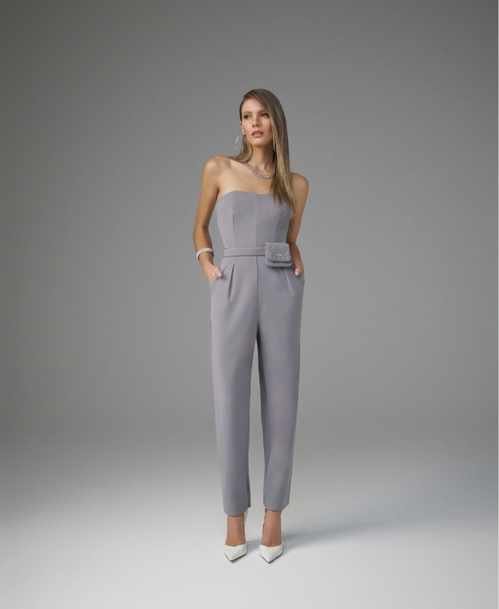 Corset Jumpsuit + Belt Bag