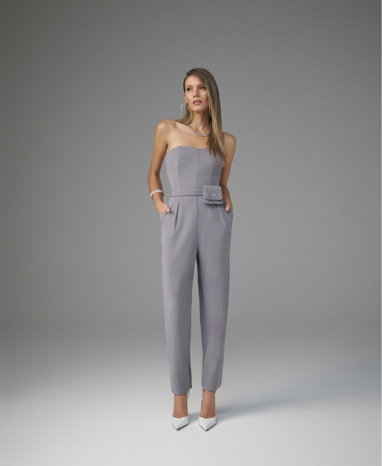 Corset Jumpsuit + Belt Bag
