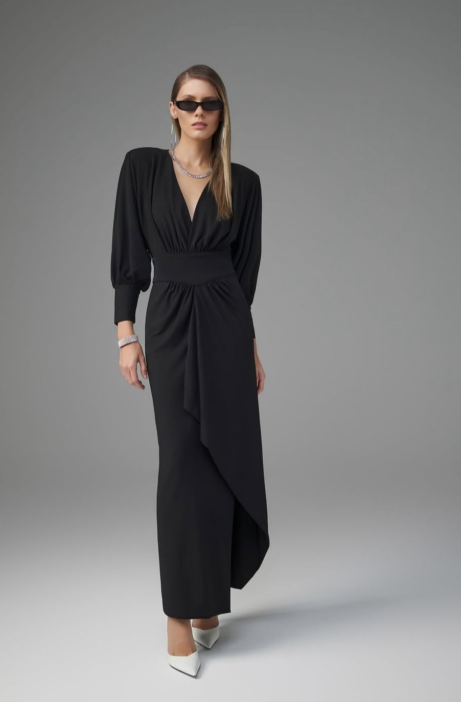 Lore Midi Dress with Slit