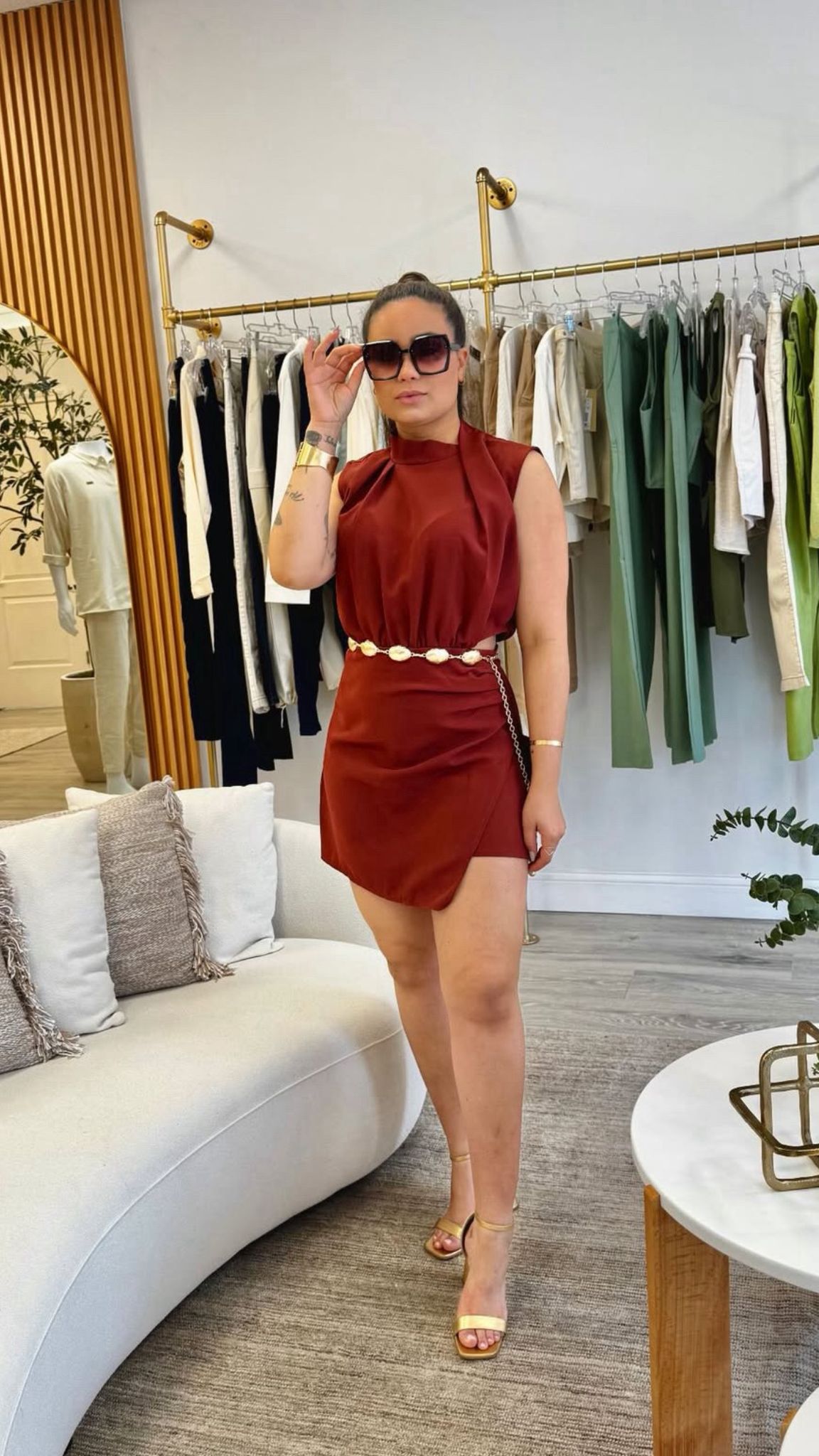 Burgundy Jumpsuit