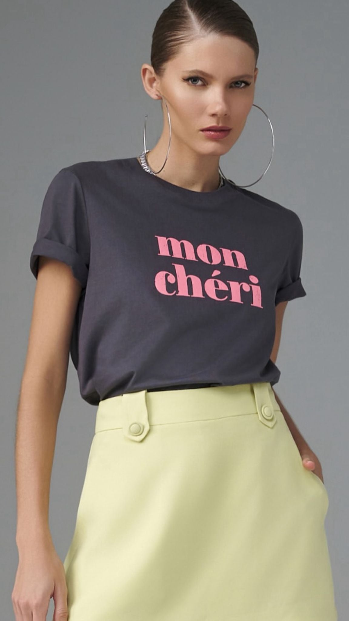 Lore Graphic T-Shirt – Pink Print